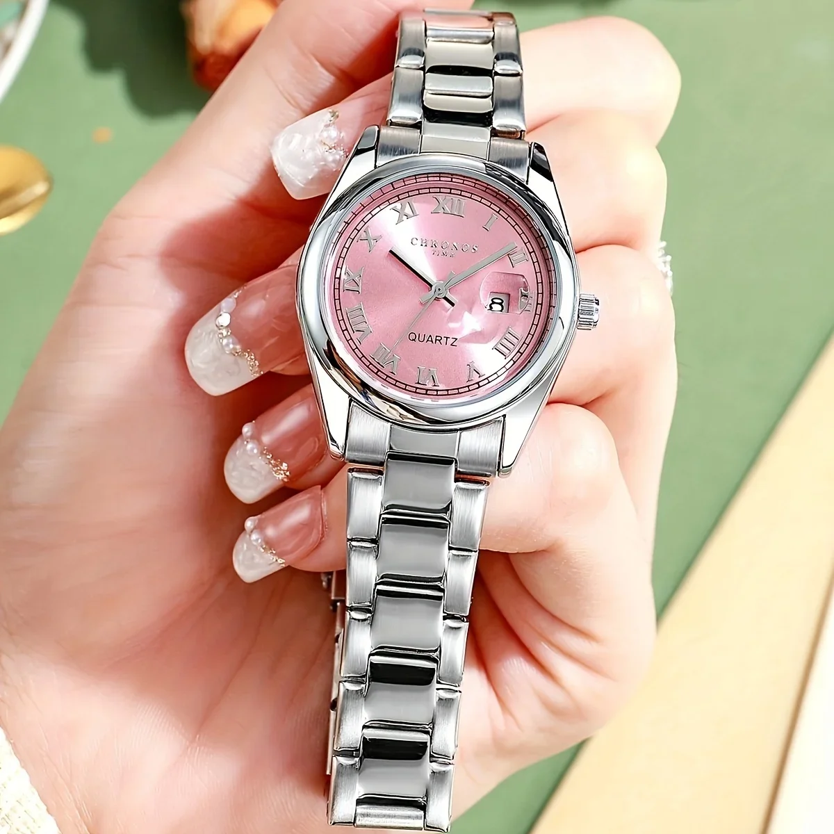 CHRONOS Women's Watches Casual Fashion Stainless Steel Watch Ladies Elegant Waterproof Quartz Wristwatches Gifts Reloj Mujer
CHRONOS Women's Watches Casual Fashion Stainless Steel Watch Ladies Elegant Waterproof Quartz Wristwatches Gifts Reloj Mujer