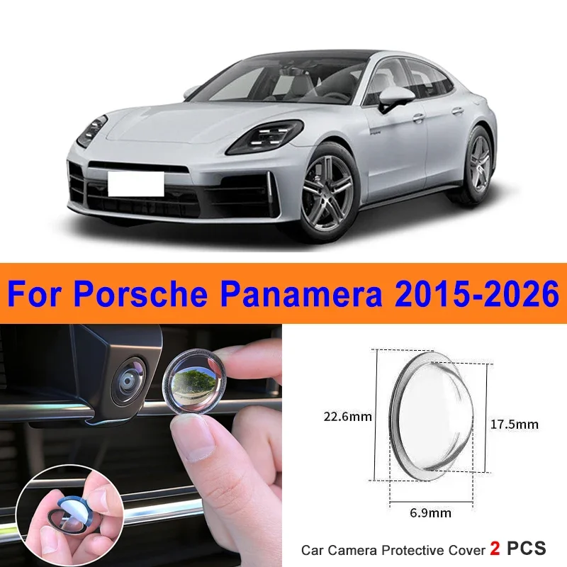360 Reverse Image Car Camera Cover Anti-Scratch PC Lens Protector Stickers For Porsche Panamera 2015-2026 2Pcs
360 Reverse Image Car Camera Cover Anti-Scratch PC Lens Protector Stickers For Porsche Panamera 2015-2026 2Pcs