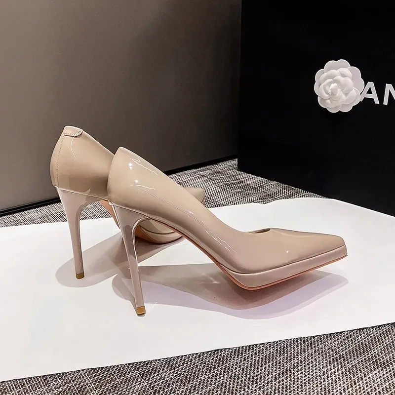 Ladies Fashion designer party Shoes luxury high heels women's thin heels pointed toe women's shoes sexy 12CM platform shoes
Ladies Fashion designer party Shoes luxury high heels women's thin heels pointed toe women's shoes sexy 12CM platform shoes