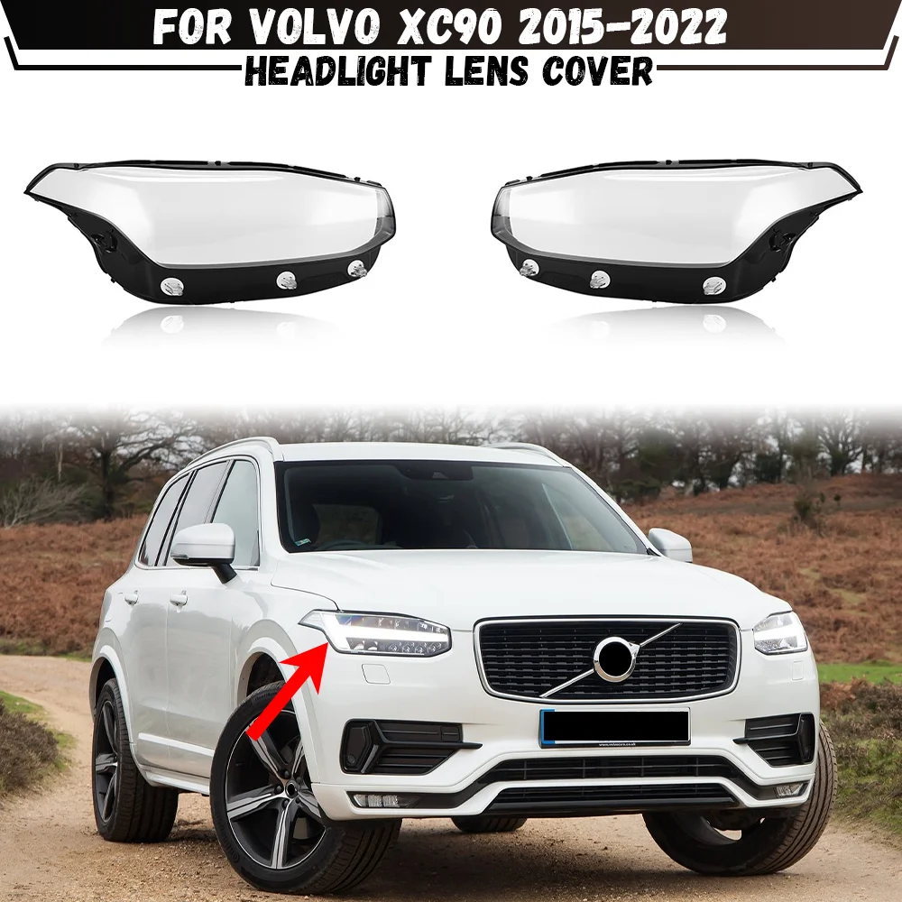 1 пара прозрачных крышек для передних фар Volvo XC90 2015-2022, защитные колпаки для фар, автомобильные аксессуары
1 пара прозрачных крышек для передних фар Volvo XC90 2015-2022, защитные колпаки для фар, автомобильные аксессуары