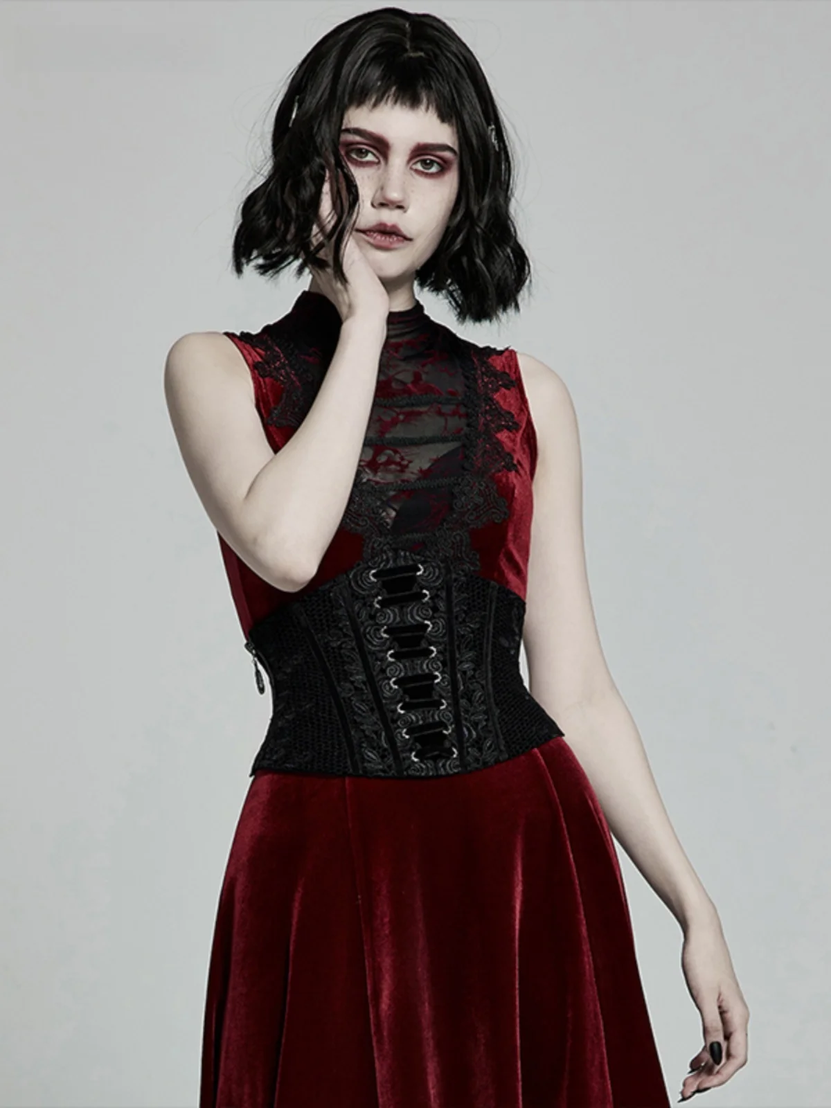 Gothic Style Women's Lace Trim Waist Belt Body Shaper Abdominal Binding Strap Vintage Court Fashion Punk Rave Brand
Gothic Style Women's Lace Trim Waist Belt Body Shaper Abdominal Binding Strap Vintage Court Fashion Punk Rave Brand