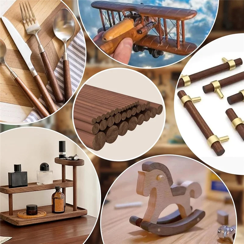 ABNO-32Pcs 7 Size Walnut Wooden Dowel Rods 6 Inch Long Wooden Dowel Rods Sticks 4/6/8/10/12/15/18Mm Wood Sticks
ABNO-32Pcs 7 Size Walnut Wooden Dowel Rods 6 Inch Long Wooden Dowel Rods Sticks 4/6/8/10/12/15/18Mm Wood Sticks
