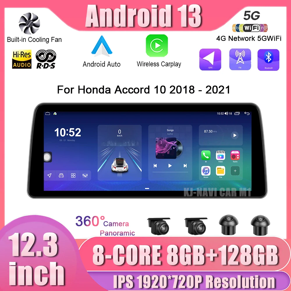 1920*720P Android13 For Honda Accord 10 2018 2019 2020 2022 WIFI 4G Stereo Car Radio Multimedia Player Navigation GPS 12.3 Inch
1920*720P Android13 For Honda Accord 10 2018 2019 2020 2022 WIFI 4G Stereo Car Radio Multimedia Player Navigation GPS 12.3 Inch