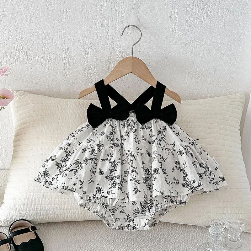 2026 New Summer Newborn Baby Girl Romper Sleeveless Cotton Print Korean Style Climbing Suit 0-24M Baby Girl Clothing
2026 New Summer Newborn Baby Girl Romper Sleeveless Cotton Print Korean Style Climbing Suit 0-24M Baby Girl Clothing