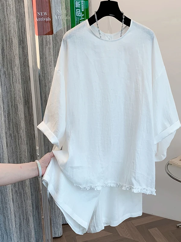 Новые летние льняные лыжи и футболка Lazy Sle, повседневная одежда, комплект из двух предметов, удобный дышащий женский ансамбль Faion
Новые летние льняные лыжи и футболка Lazy Sle, повседневная одежда, комплект из двух предметов, удобный дышащий женский ансамбль Faion