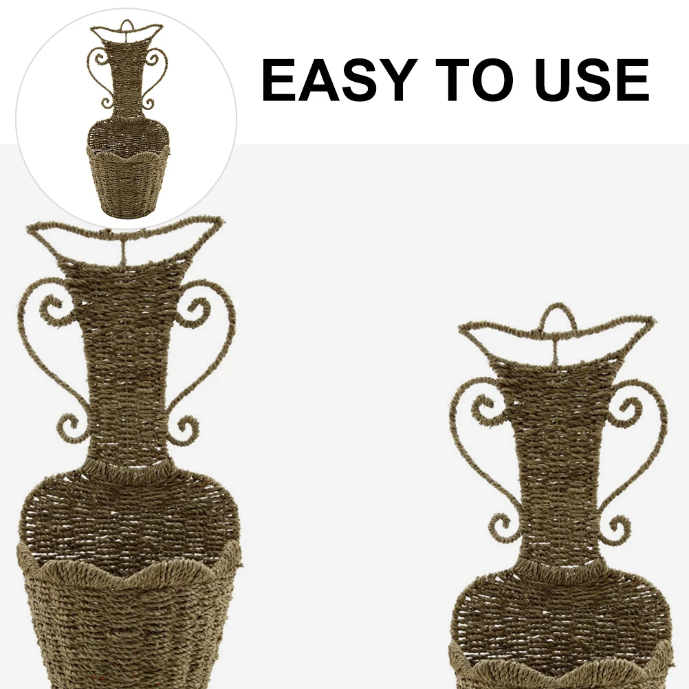 Wall Mounted Storage Basket Eco Woven Durable Breathable Hanging Flower Basket Sundries ganizer Gardening
Wall Mounted Storage Basket Eco Woven Durable Breathable Hanging Flower Basket Sundries ganizer Gardening