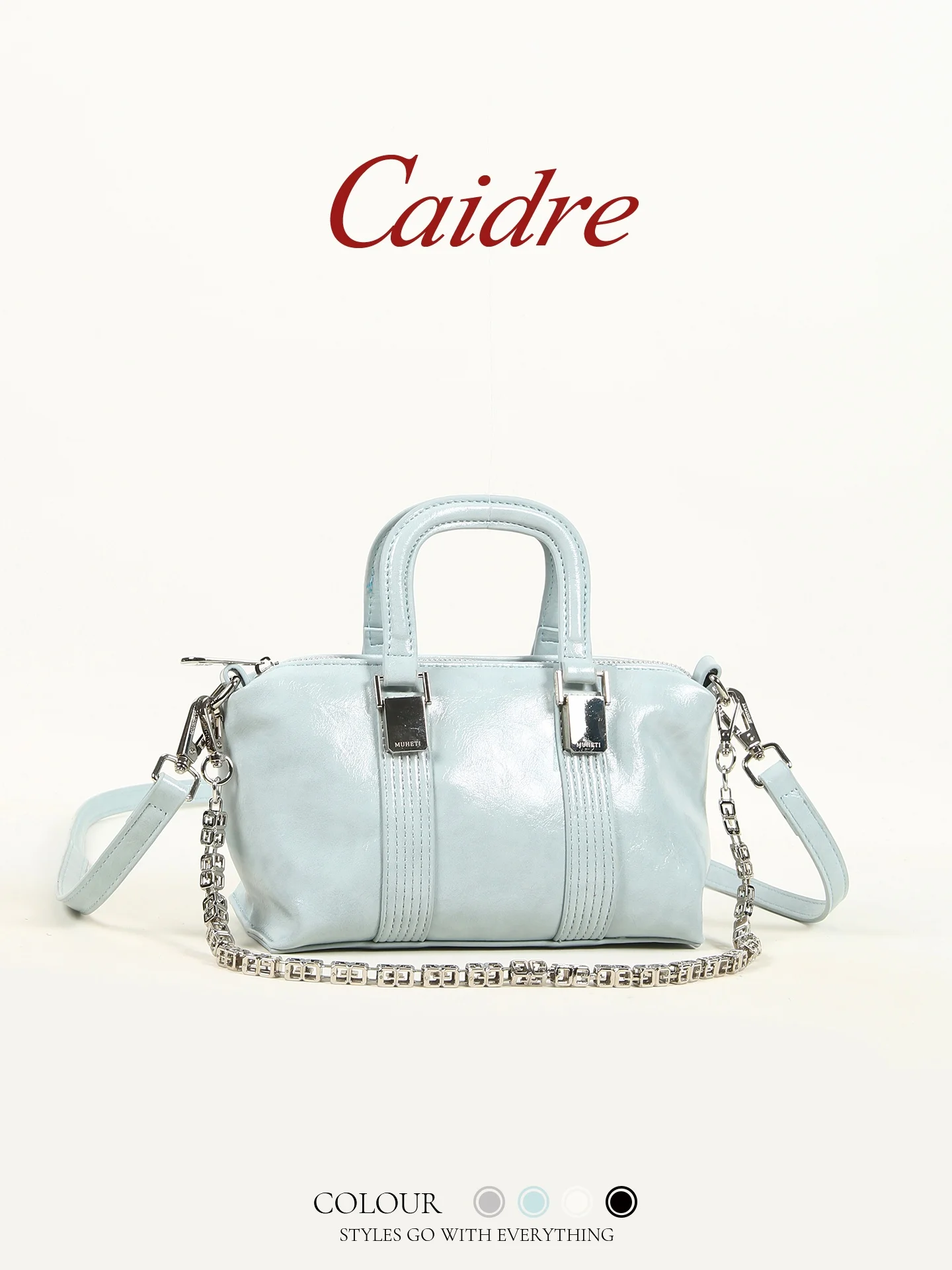 Caidre Women's Handbag Tote Bag Commuter Chain Shoulder Crossbody Bag Stylish Korean Style Soft PU Leather Pure Color
Caidre Women's Handbag Tote Bag Commuter Chain Shoulder Crossbody Bag Stylish Korean Style Soft PU Leather Pure Color