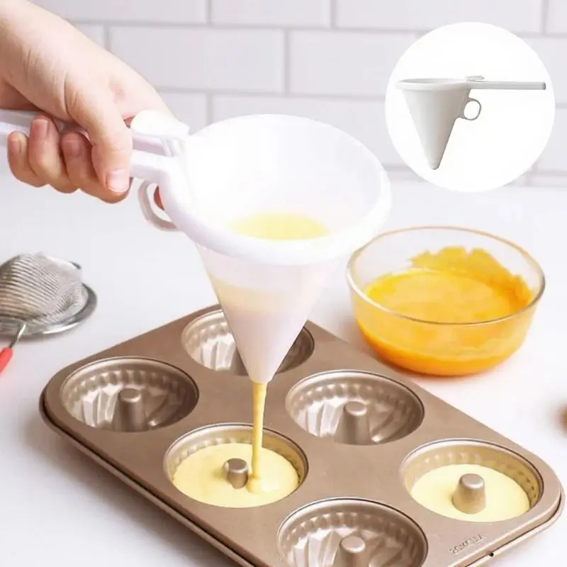 Adjustable Cream Funnel Portion Cup Baking Cake Chocolate Dispenser Cone Handheld Batter Separator Baking Home Kitchen Supply
Adjustable Cream Funnel Portion Cup Baking Cake Chocolate Dispenser Cone Handheld Batter Separator Baking Home Kitchen Supply