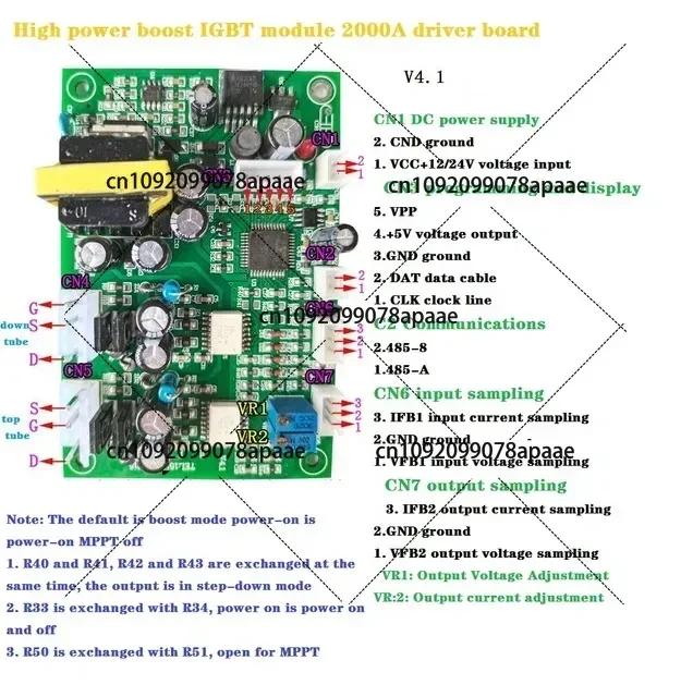 Плата драйвера IGBT высокой мощности для повышающего понижающего преобразователя, модуль синхронного понижающего регулятора напряжения
Плата драйвера IGBT высокой мощности для повышающего понижающего преобразователя, модуль синхронного понижающего регулятора напряжения