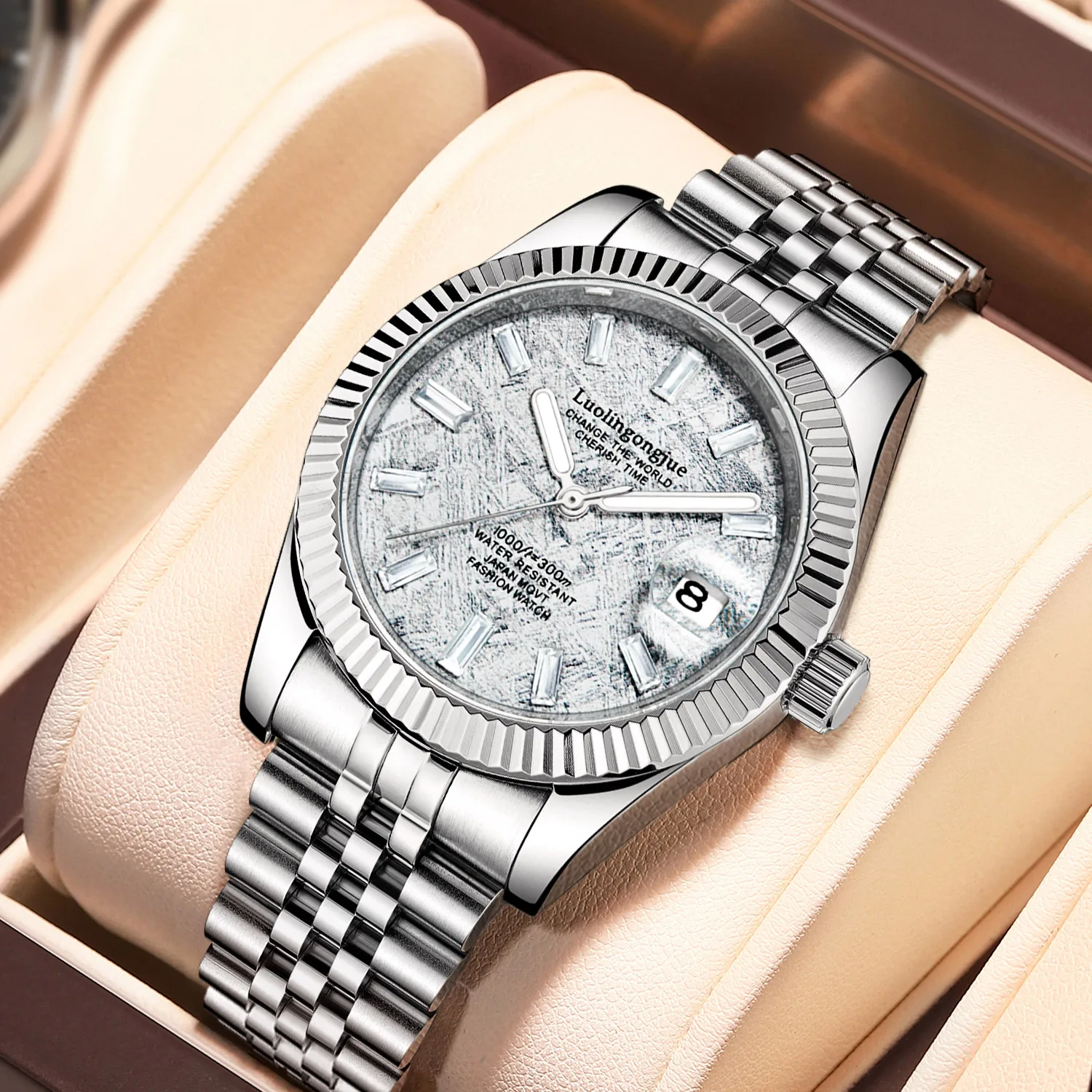High-End Business Watch for Men, Mechanical Watch with Skeleton Design, Automatic Winding, Calendar Display, Stainless Steel Strap, Fashionable Casual Style with a Touch of Elegance and Individuality, Trendy Men's Wristwatch, the Best Gift for Boyfriend o
High-End Business Watch for Men, Mechanical Watch with Skeleton Design, Automatic Winding, Calendar Display, Stainless Steel Strap, Fashionable Casual Style with a Touch of Elegance and Individuality, Trendy Men's Wristwatch, the Best Gift for Boyfriend o