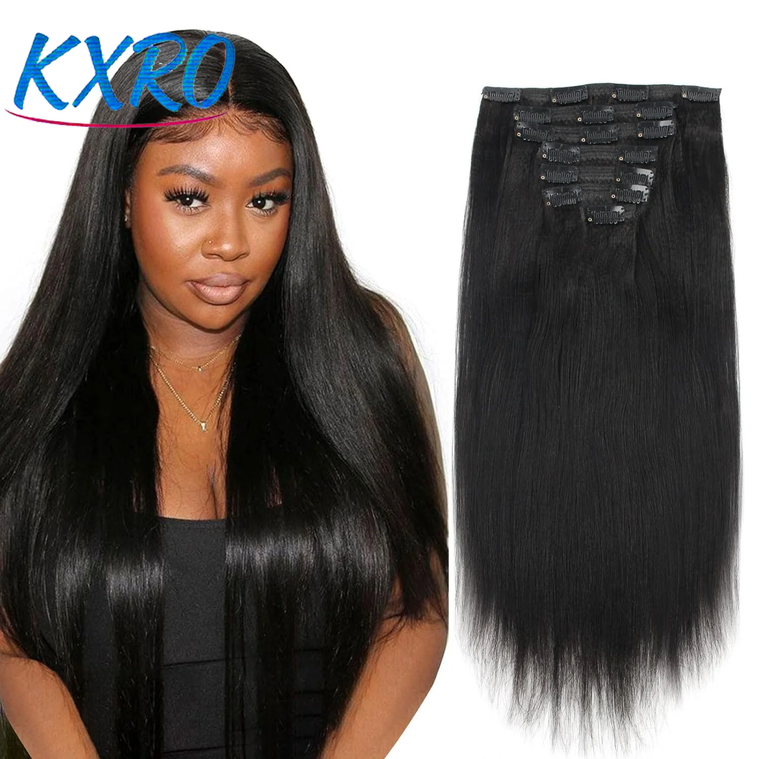 Straight Human Hair Extensions Clip Ins Human Hair Natural Black For Women Brazilian 12A Top Quality Human Hair Bundles
Straight Human Hair Extensions Clip Ins Human Hair Natural Black For Women Brazilian 12A Top Quality Human Hair Bundles