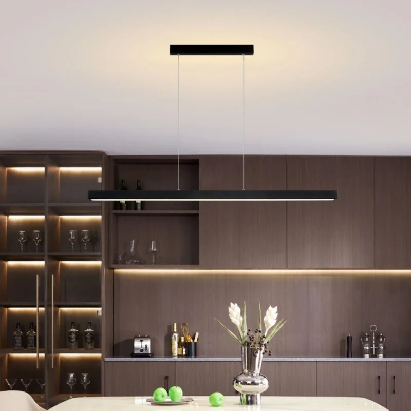 Minimalist Bar Straight Led Pendant Lights Painted Aluminium Liner Hanging Lamp Suspend Chandelier Light Minimalism Home Lampara
Minimalist Bar Straight Led Pendant Lights Painted Aluminium Liner Hanging Lamp Suspend Chandelier Light Minimalism Home Lampara