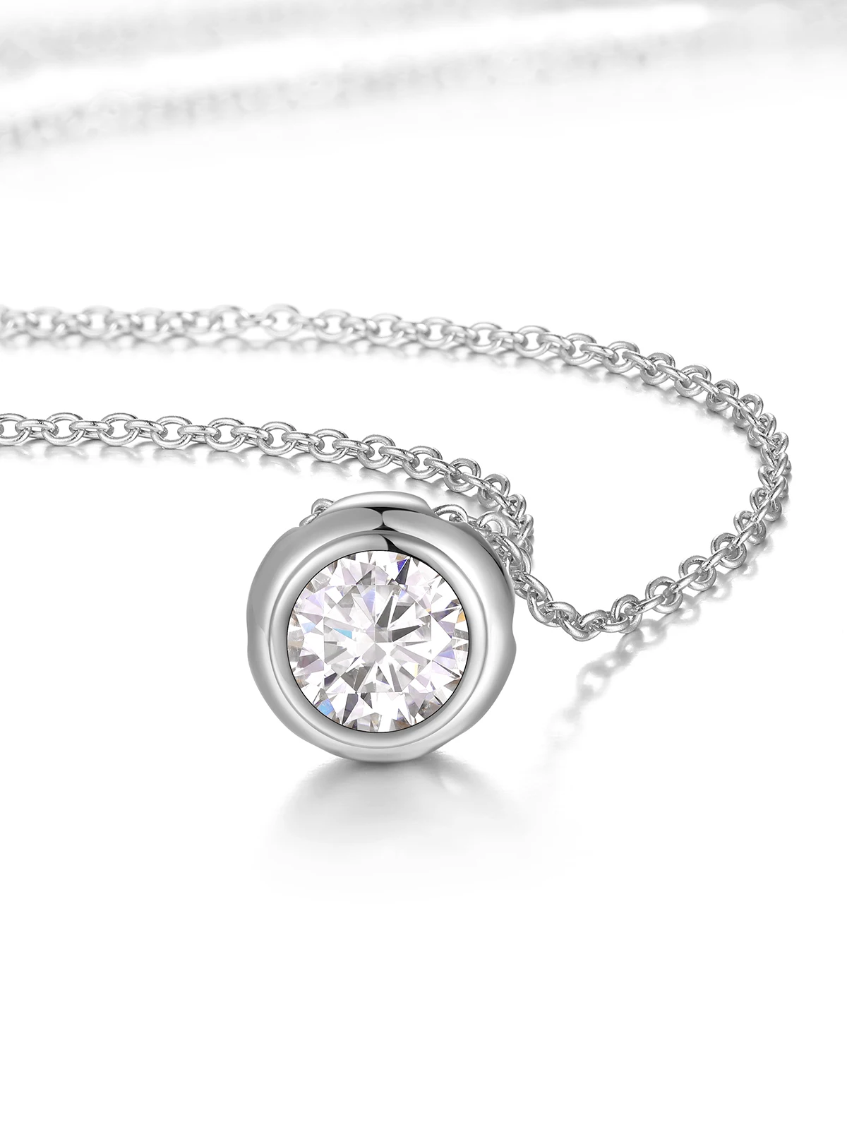 TYYL Round 1ct 2ct D Color VVS1 Moissanite Pendant 18k Gold Plated Necklace Real 925 Silver Chain Jewelry For Women Wedding Gift
TYYL Round 1ct 2ct D Color VVS1 Moissanite Pendant 18k Gold Plated Necklace Real 925 Silver Chain Jewelry For Women Wedding Gift