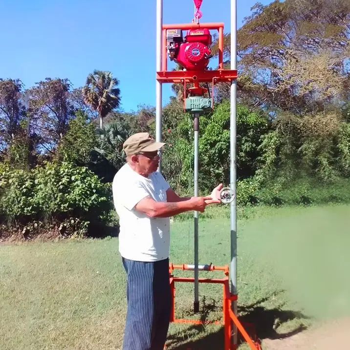 Customized 80m Petrol Water Well Drilling Rig Small Mini Portable Manual Lightweight Drilling Tool High Performance
Customized 80m Petrol Water Well Drilling Rig Small Mini Portable Manual Lightweight Drilling Tool High Performance
