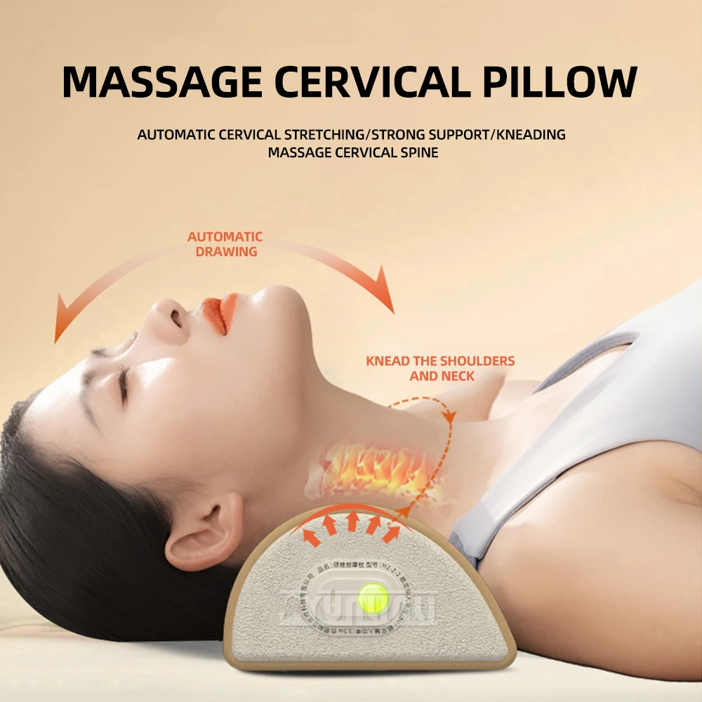 Подушка для массажа шеи и поясницы Renfu, автоматический растягивающийся массажер для шеи, горячий компресс, комфорт разминания 
Подушка для массажа шеи и поясницы Renfu, автоматический растягивающийся массажер для шеи, горячий компресс, комфорт разминания
