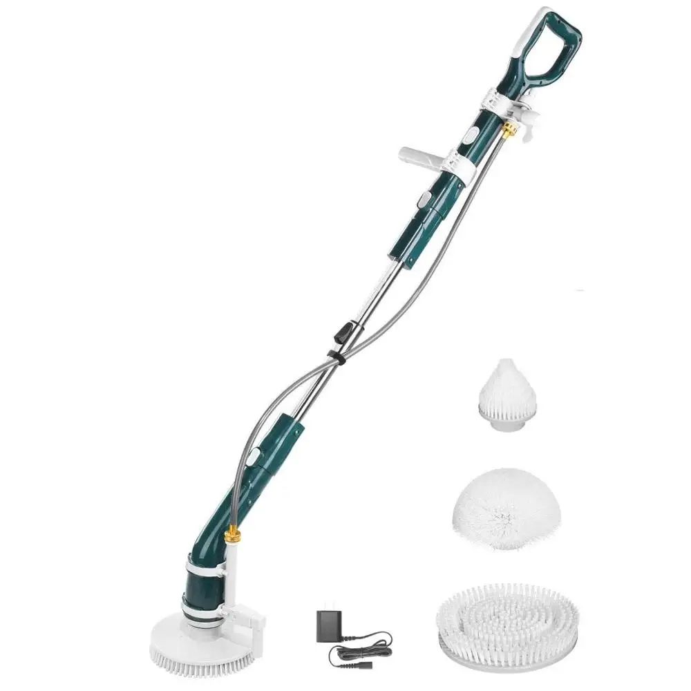 Electric Cleaning Brush With Hose Rotating Brush Extension Rod Power Scrubber For Swimming Pool Floor Tile Surface Cleaning
Electric Cleaning Brush With Hose Rotating Brush Extension Rod Power Scrubber For Swimming Pool Floor Tile Surface Cleaning
