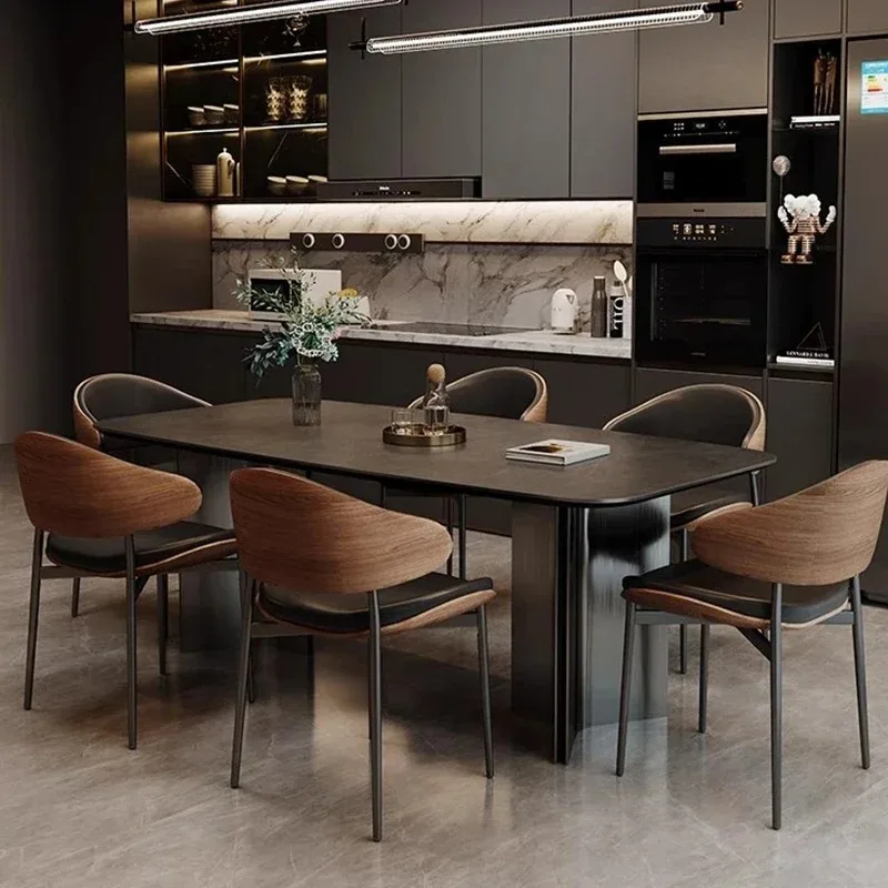 Restaurant Black Dining Tables Square Design Breakfast Kitchen Dining Tables Salon Luxury Modern Tavolo Di Pranzo Furniture
Restaurant Black Dining Tables Square Design Breakfast Kitchen Dining Tables Salon Luxury Modern Tavolo Di Pranzo Furniture