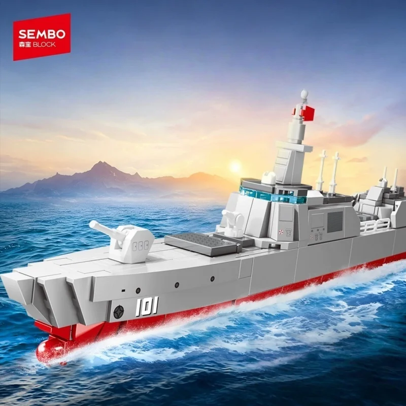 SEMBO Type 055 Destroyer Building Blocks, Military Collection Model Ornaments, Birthday Gifts, Children's Assembly Toys
SEMBO Type 055 Destroyer Building Blocks, Military Collection Model Ornaments, Birthday Gifts, Children's Assembly Toys