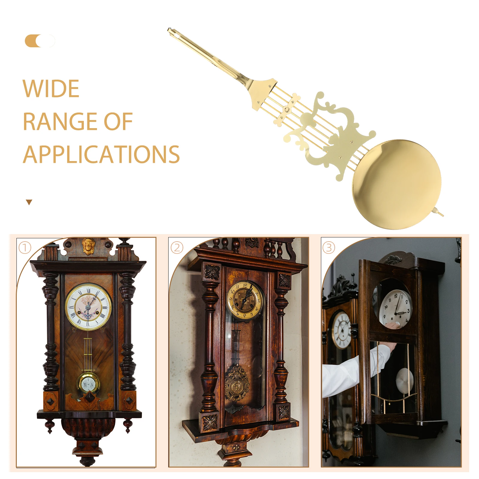 Pendulum Clock Movement Replacement with Smooth Swing Mechanism for Home Office Commercial Spaces Complete Clock Parts Kit
Pendulum Clock Movement Replacement with Smooth Swing Mechanism for Home Office Commercial Spaces Complete Clock Parts Kit