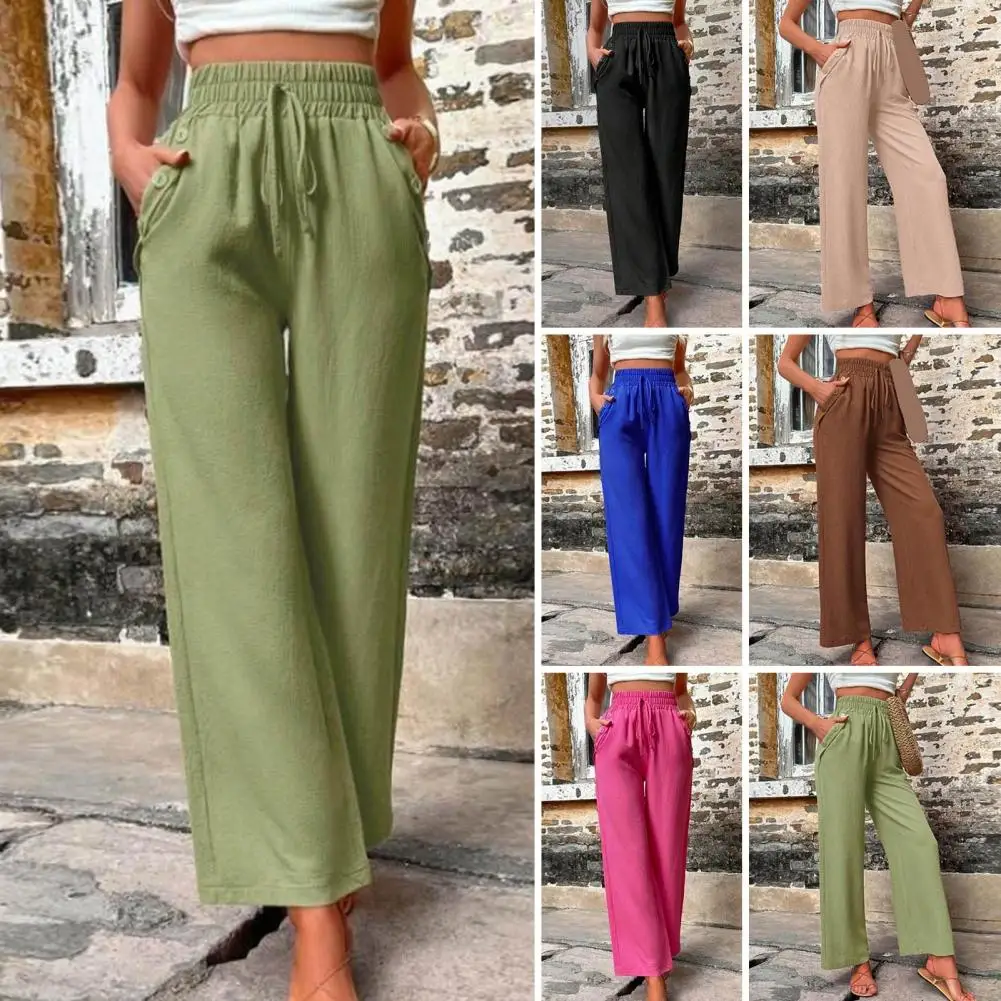 Women's Wide Leg Yoga Pant High Waist Elastic Waist Loose Sweatpants Casual Ankle Length Lady Long Trousers Workout Joggers Pant
Women's Wide Leg Yoga Pant High Waist Elastic Waist Loose Sweatpants Casual Ankle Length Lady Long Trousers Workout Joggers Pant