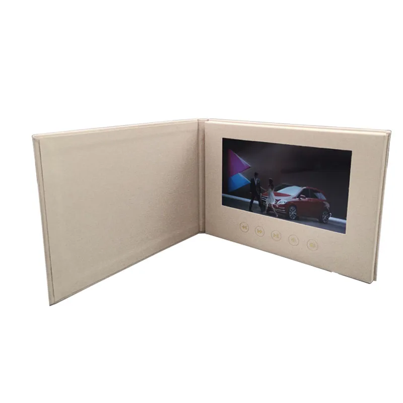 Customized high-resolution LCD screen video 7-inch video Dynamic book Video brochure
Customized high-resolution LCD screen video 7-inch video Dynamic book Video brochure