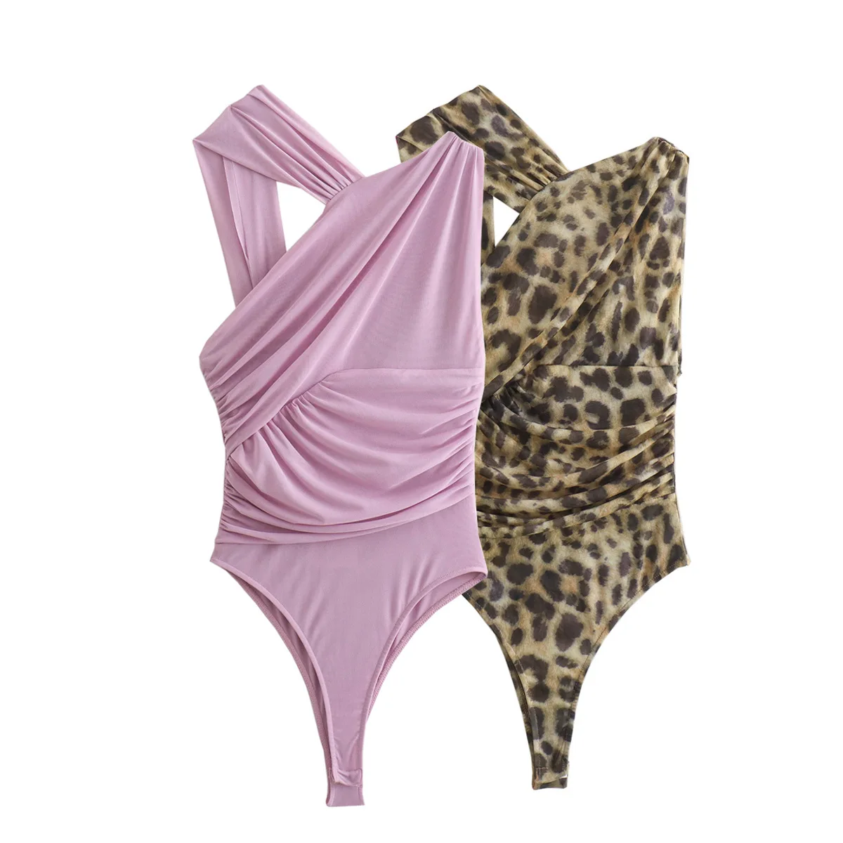 Woman Body Leopard Print Mesh Sleeveless Bodysuit Women Summer Tulle Off Shoulder Tight Bodysuit Lingerie Sexy Body Asymmetric
Woman Body Leopard Print Mesh Sleeveless Bodysuit Women Summer Tulle Off Shoulder Tight Bodysuit Lingerie Sexy Body Asymmetric