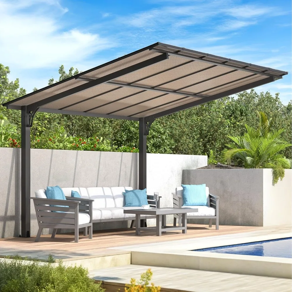 12' x 10' Gazebo, Outdoor 10x12 Pergola Carport for Patio, Freestanding Lean to Hardtop Gazebo, Pergolas and Gazebos Clearance
12' x 10' Gazebo, Outdoor 10x12 Pergola Carport for Patio, Freestanding Lean to Hardtop Gazebo, Pergolas and Gazebos Clearance