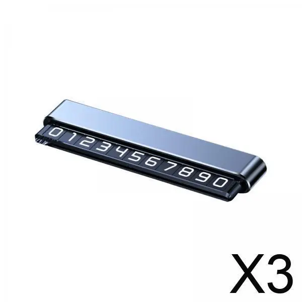 Universal Parking Number Card for Car Dashboard Aluminum Alloy Hidden Phone Number Plate Compact Style Auto Interior Accessory
Universal Parking Number Card for Car Dashboard Aluminum Alloy Hidden Phone Number Plate Compact Style Auto Interior Accessory