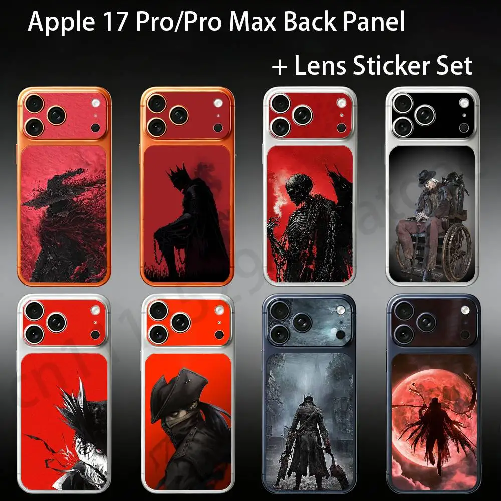 game Gehrman Bloodborne Hunter For iPhone 17Pro/ProMax Battry Back Cover with Camera Decal Skin Rear Protective Sticker Film
game Gehrman Bloodborne Hunter For iPhone 17Pro/ProMax Battry Back Cover with Camera Decal Skin Rear Protective Sticker Film