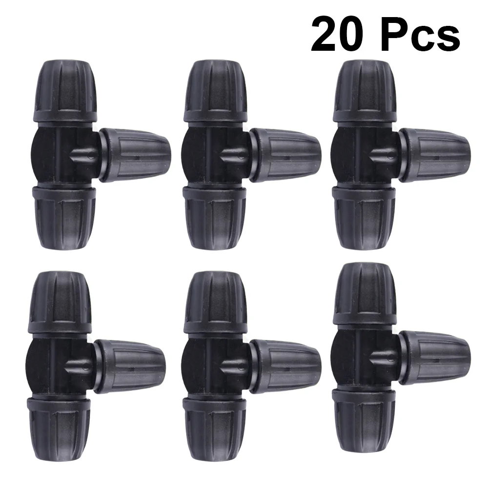 20pcs 8/11 Size Hose Connector For Drip Irrigation System Garden Watering Fitting With Lock Design Black
20pcs 8/11 Size Hose Connector For Drip Irrigation System Garden Watering Fitting With Lock Design Black