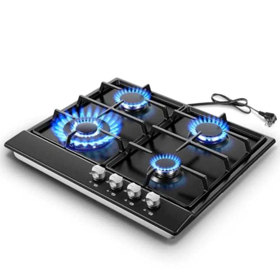Gas stove top for kitchen use black enamel steel 24 inch 4-burner built-in cooktop with NG/LPG conversion and thermocouple safe
Gas stove top for kitchen use black enamel steel 24 inch 4-burner built-in cooktop with NG/LPG conversion and thermocouple safe