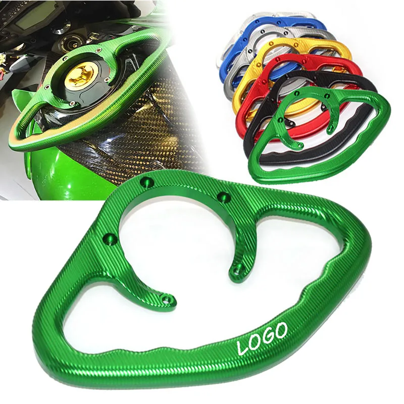Logo-Ninja Passenger Handles For Ninja 300 ER6N ER6F ZX10R ZX14R Z750 Z800 Z1000 Z1000SX 2006 CNC 2012 Fuel Tank Grips
Logo-Ninja Passenger Handles For Ninja 300 ER6N ER6F ZX10R ZX14R Z750 Z800 Z1000 Z1000SX 2006 CNC 2012 Fuel Tank Grips
