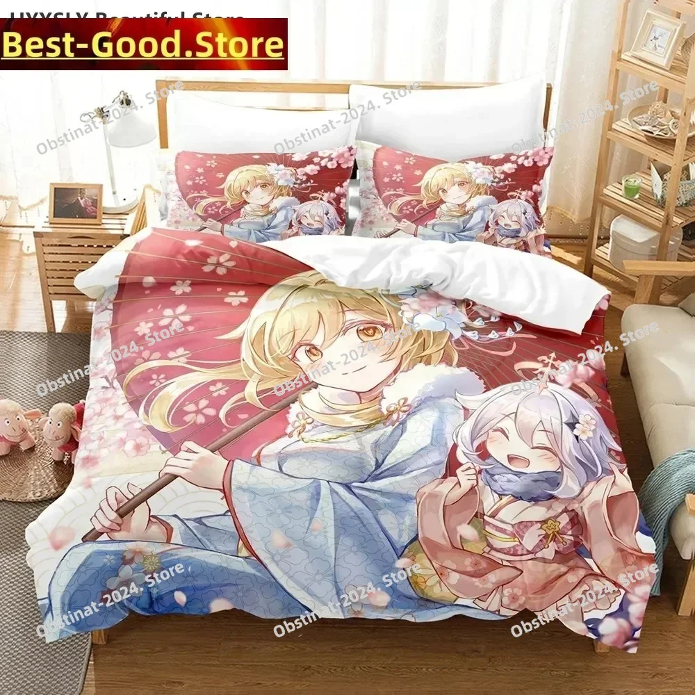 Lumine Genshin impact Game 3D Bedding Set Printed Duvet Cover Pillowcase Single Double Style Queen King Size Sets
Lumine Genshin impact Game 3D Bedding Set Printed Duvet Cover Pillowcase Single Double Style Queen King Size Sets