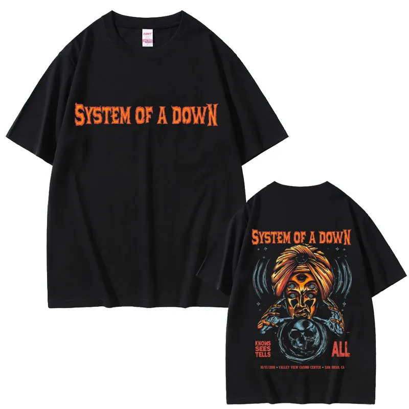 Alternative Metal Rock Band System of A Down Graphic T-shirt Men Women Casual Cotton Vintage T-shirts Men's Oversized T Shirts
Alternative Metal Rock Band System of A Down Graphic T-shirt Men Women Casual Cotton Vintage T-shirts Men's Oversized T Shirts