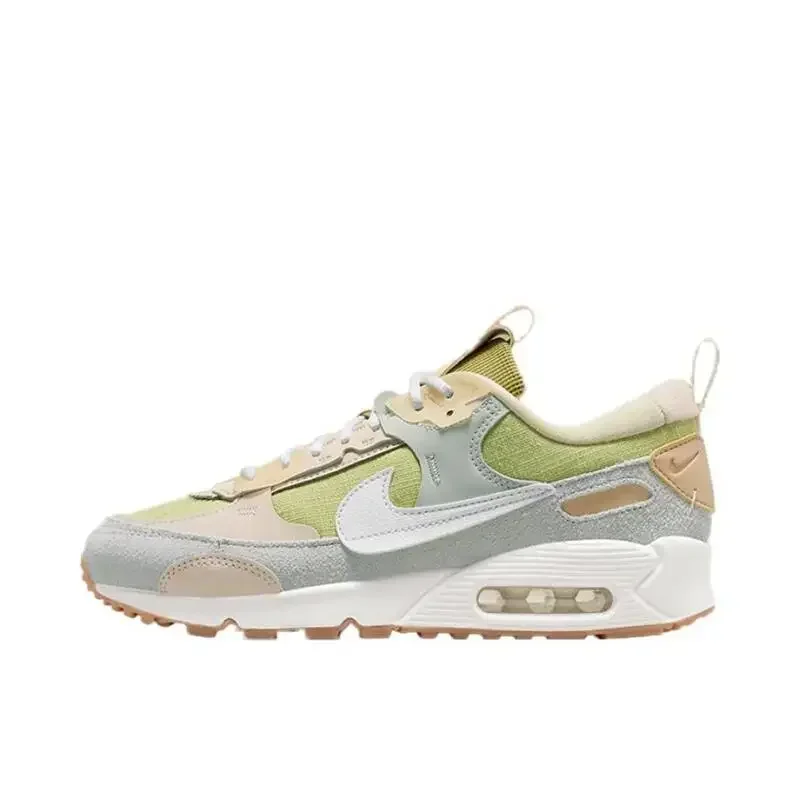 Nike Air Max 90 Futura, износостойкие дышащие удобные спортивные повседневные кроссовки с низким берцем, женские серо-зеленые
Nike Air Max 90 Futura, износостойкие дышащие удобные спортивные повседневные кроссовки с низким берцем, женские серо-зеленые