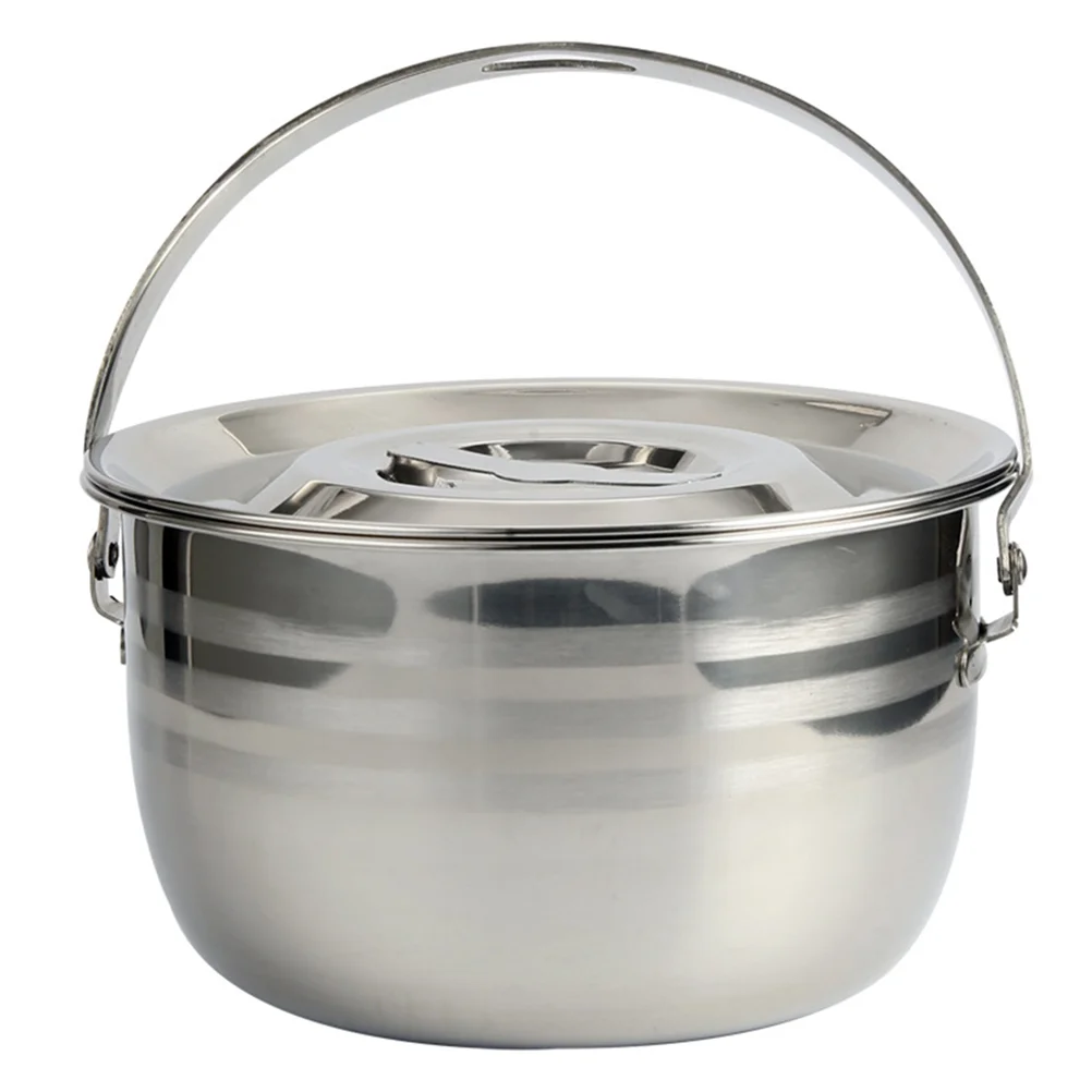 Water Bottle Camping Pot Travel Tea Kettle Cooker 201 Stainless Steel Saucepan with Handle
Water Bottle Camping Pot Travel Tea Kettle Cooker 201 Stainless Steel Saucepan with Handle