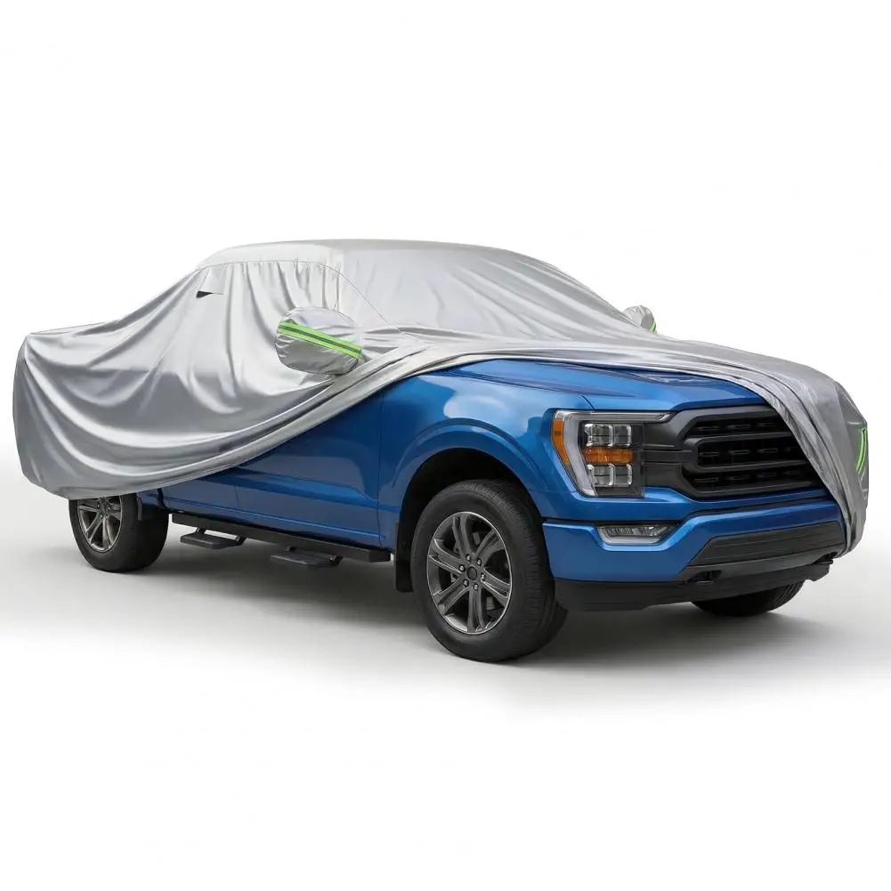 Pickup Truck Cover All Weather Car Tarp Waterproof with Zipper Door Sun Rain Dust Snow Protection Length Up to 242 inch
Pickup Truck Cover All Weather Car Tarp Waterproof with Zipper Door Sun Rain Dust Snow Protection Length Up to 242 inch