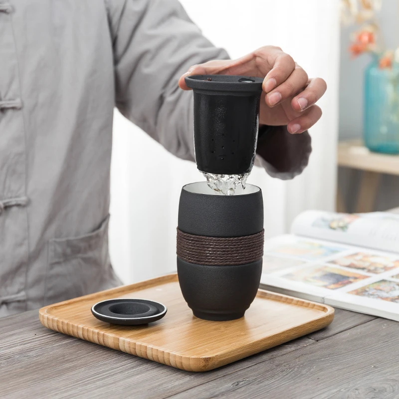 Japanese Style Tea Cup Separation Home Office Travel Portable Filter Ceramic Tea Cup 285ML Set Ceramic Mug
Japanese Style Tea Cup Separation Home Office Travel Portable Filter Ceramic Tea Cup 285ML Set Ceramic Mug