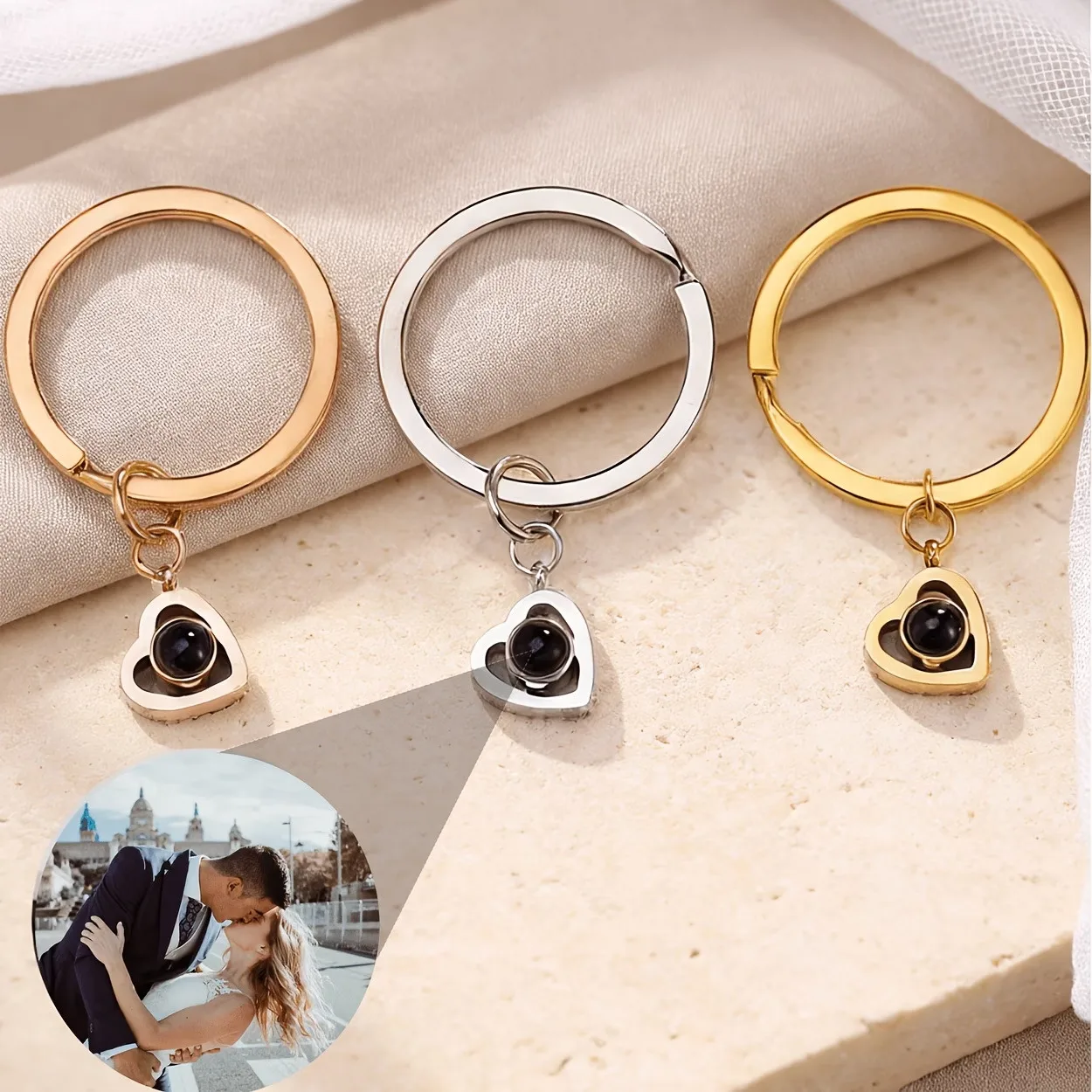 Mother'S Day Heartwarming Gift 304L Stainless Steel Heart-Shaped Custom Photo Projection Keychain, Gift for Mom, Ladies Keychain
Mother'S Day Heartwarming Gift 304L Stainless Steel Heart-Shaped Custom Photo Projection Keychain, Gift for Mom, Ladies Keychain