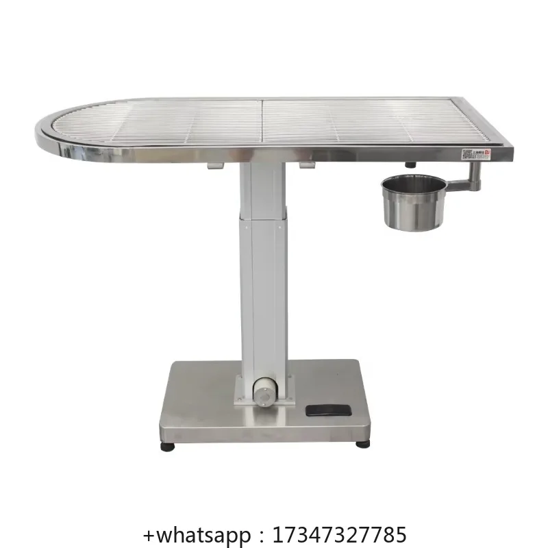 Stainless Steel Electric Lifting Veterinary Instrument Table Pet Treatment Surgical Platform For Animal Disposal
Stainless Steel Electric Lifting Veterinary Instrument Table Pet Treatment Surgical Platform For Animal Disposal