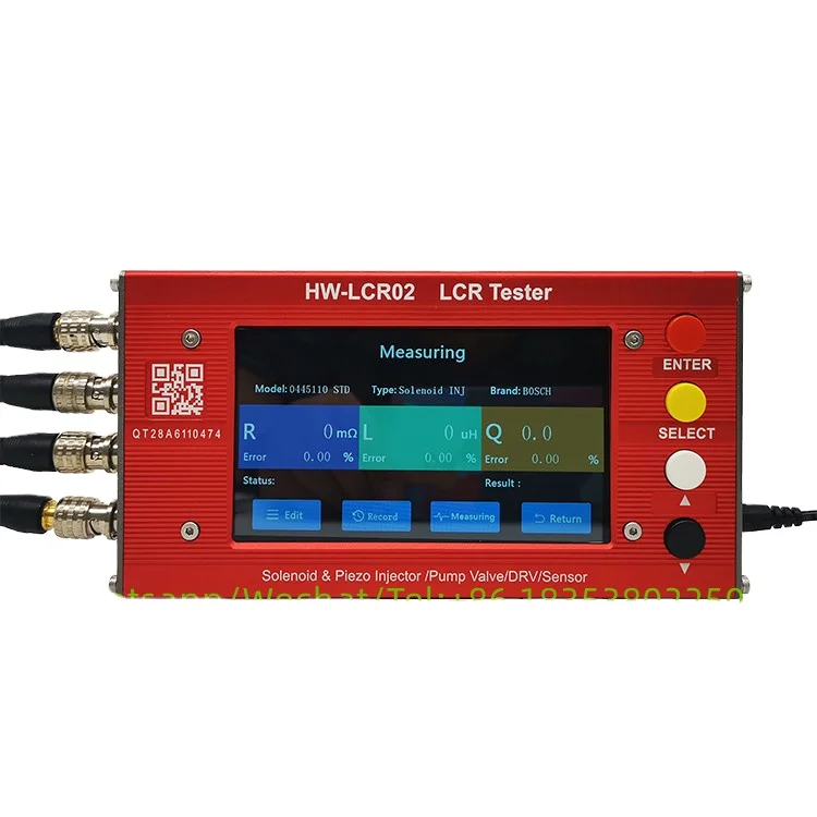 Common Rail Injector Tester EUI EUP ZME DRV Valves Gdi Injector Tester LCR02 Digital Bridge Piezo Q Value
Common Rail Injector Tester EUI EUP ZME DRV Valves Gdi Injector Tester LCR02 Digital Bridge Piezo Q Value