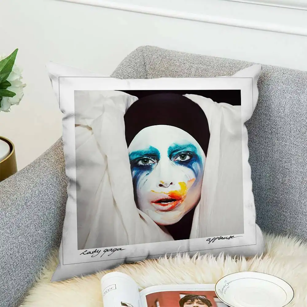 L-Lady Gaga Pillow Case Double-Sided Printing Cushion Cover 45x45 Decorative Cushions Sofa Home Decor Soft Pillowcase 
L-Lady Gaga Pillow Case Double-Sided Printing Cushion Cover 45x45 Decorative Cushions Sofa Home Decor Soft Pillowcase