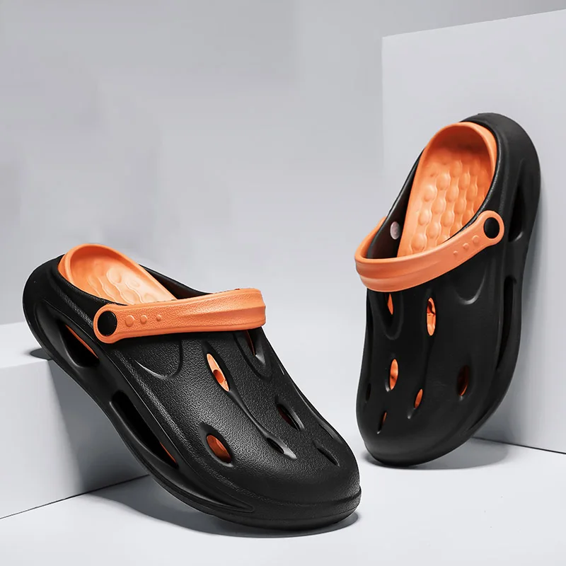 Men's summer outdoor anti - slip, soft - soled, lightweight, casual and lazy - style semi - slip - on beach shoes
Men's summer outdoor anti - slip, soft - soled, lightweight, casual and lazy - style semi - slip - on beach shoes