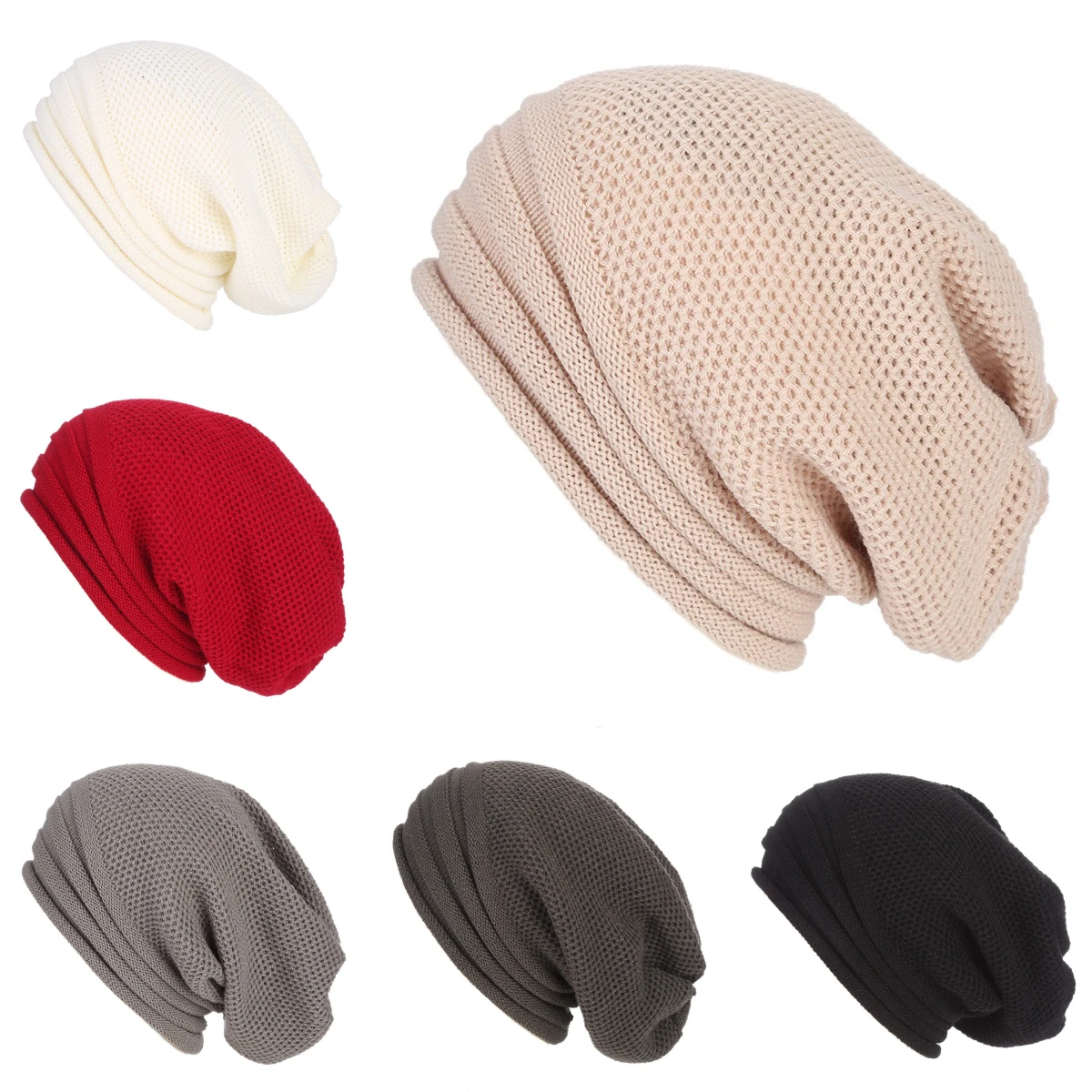 Solid Color Knitted Hat for Men's and Women's Spring Fashion Baggy Slpuchy Beanie Hat Outdoor Soft Comfortable Stackable Hat
Solid Color Knitted Hat for Men's and Women's Spring Fashion Baggy Slpuchy Beanie Hat Outdoor Soft Comfortable Stackable Hat