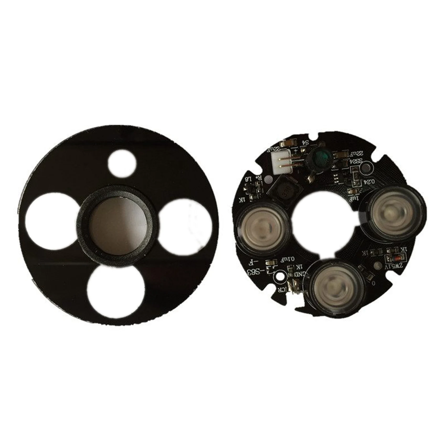 A68Z 3 шт. 3 массива ИК-светодиодов Spot Light Инфракрасная 3X ИК-светодиодная плата для камер видеонаблюдения ночного видения (диаметр 53 мм)
A68Z 3 шт. 3 массива ИК-светодиодов Spot Light Инфракрасная 3X ИК-светодиодная плата для камер видеонаблюдения ночного видения (диаметр 53 мм)