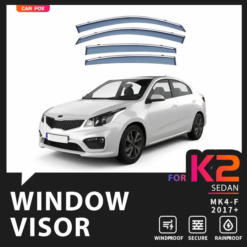 For KIA K2 Rio X-Line KX CROSS Car Window Visor Awning Shelters Windshield Side Window Rain Sun Shade Accessories Car Styling
For KIA K2 Rio X-Line KX CROSS Car Window Visor Awning Shelters Windshield Side Window Rain Sun Shade Accessories Car Styling