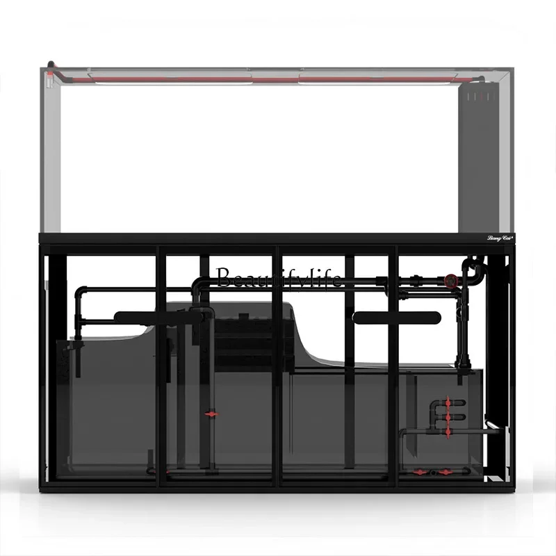 Dragon fish tank bottom filter ultra-white glass right angle overflow integrated tensile living room household Jiro tank
Dragon fish tank bottom filter ultra-white glass right angle overflow integrated tensile living room household Jiro tank