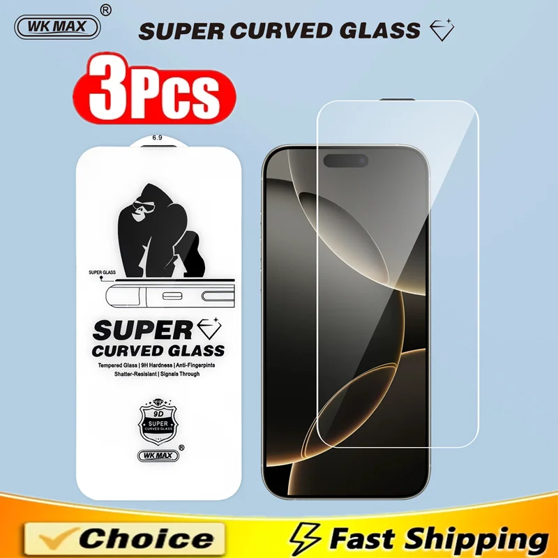 3Pcs 9D Dust Proof Full Cover Screen Protector For iPhone 15 14 13 12 11 16 Pro Max Tempered Glass For iPhone 17 PRO XR X XS MAX 
3Pcs 9D Dust Proof Full Cover Screen Protector For iPhone 15 14 13 12 11 16 Pro Max Tempered Glass For iPhone 17 PRO XR X XS MAX