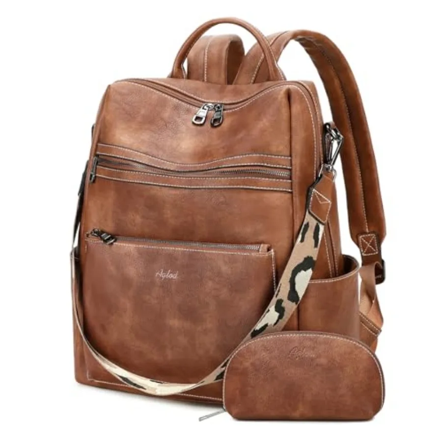 AGLOD Vegan Leather Laptop Backpack for Women 15.6 Inch Work Backpack Purse for Travel College
AGLOD Vegan Leather Laptop Backpack for Women 15.6 Inch Work Backpack Purse for Travel College