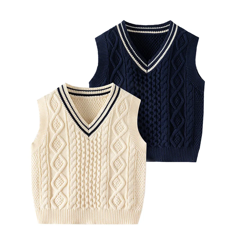 Boys Sweater Vests Toddler Baby Winter Pullover Toddler Cotton Knitwear Autumn Children's Clothes
Boys Sweater Vests Toddler Baby Winter Pullover Toddler Cotton Knitwear Autumn Children's Clothes